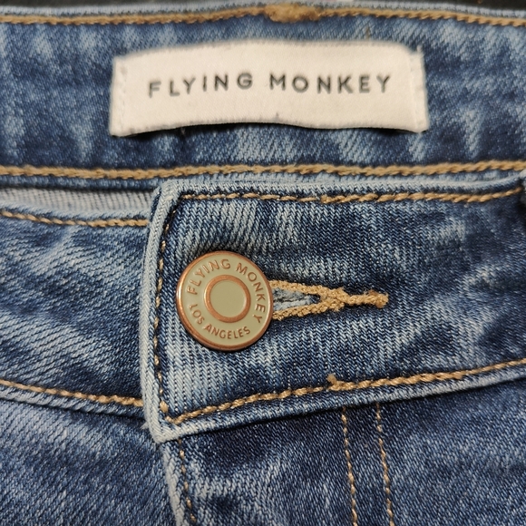 Women's Flying Monkey Tapered Leg Jeans, Size 14 - Picture 4 of 5